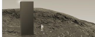 mars deep panorama image